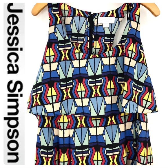 💕SALE💕NWT Jessica Simpson Multi Color Sundress - Picture 3 of 8